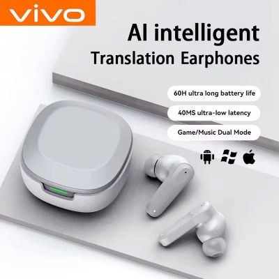 Auriculares Bluetooth VIVO con Traducción Inteligente por IA, Compatibles con Múltiples Idiomas, Auriculares Inalámbricos Intrauditivos para Negocios con APP