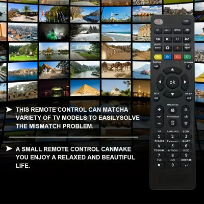 RCG008 Control remoto universal de repuesto para Sony para Samsung para Panasonic ForToshiba para Philips con luz