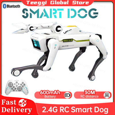 Teeggi-Robot inteligente eléctrico RC con Clip, juguete educativo para perros mecánicos multifunción, Robot inteligente biónico, regalo
