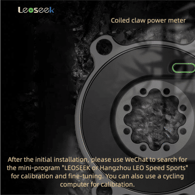 Juego de medidor de potencia ultraligero Leoseek tipo C 110BCD ANT + BLUETOOTH 4,0 medidor de potencia de husillo para Shimano para Sram