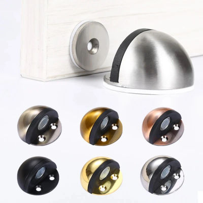 Topes de puerta magnéticos, Tope de puerta de acero inoxidable, soporte para puertas, mejoras para el hogar, Tope de puerta oculto, herrajes para muebles