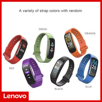 Reloj inteligente Lenovo C1 Plus con Bluetooth, contador de pasos, pantalla a color, pulsera deportiva, monitor de actividad física, frecuencia cardíaca, presión arterial, sueño