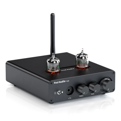 Fosi Audio T20X 100W amplificador de tubo de vacío Bluetooth amplificador de potencia estéreo TPA3221 amplificador de auriculares para altavoces de cine en casa
