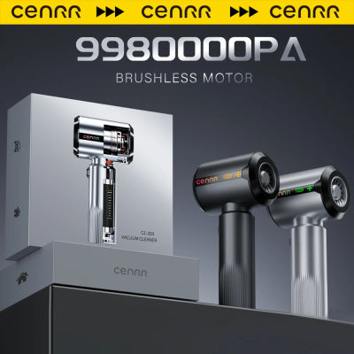 CENRR nuevo aspirador de coche inalámbrico Mini potente limpiador de mano portátil para coche pantalla LED lámpara de regalo pistola de aire 7500mAh