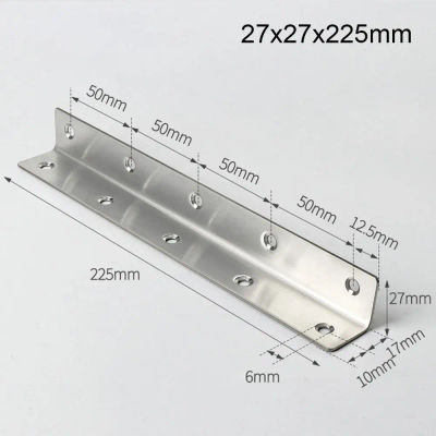 Hebilla de esquina de acero inoxidable, código de esquina en forma de L, soportes de 90 grados, soporte grueso, herrajes para muebles extendidos