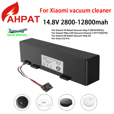 18650 4S1P 14,8 V 12800mAh batería barredora para Xiaomi Mijia Mi Robot aspirador-mopa P barrido fregona Robot STYTJ02YM batería de iones de litio