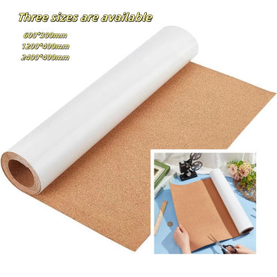 Rollo de corcho, tableros de corcho con respaldo grueso, alfombrilla de corcho fuerte para decoración de muebles de pared, varios tamaños