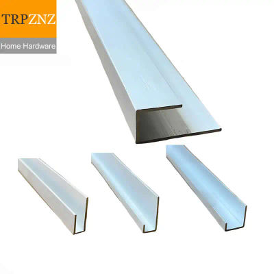 Perfil de Aluminio en Forma de U, Canal Decorativo de Aleación de Aluminio, Borde en U para Muebles, Gabinetes y Letreros