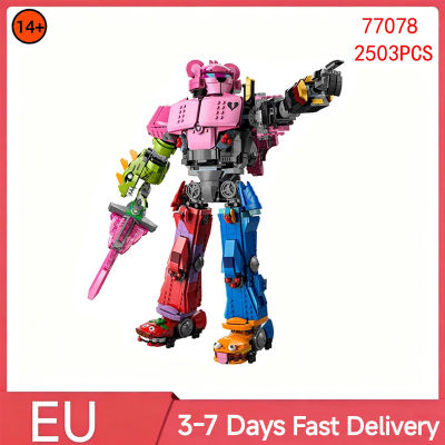 2503 piezas de bloques de construcción Mecha Team Leader, modelo de robot de juguete, Compatible con el conjunto 77078, para adultos y niños, regalos de cumpleaños y Navidad