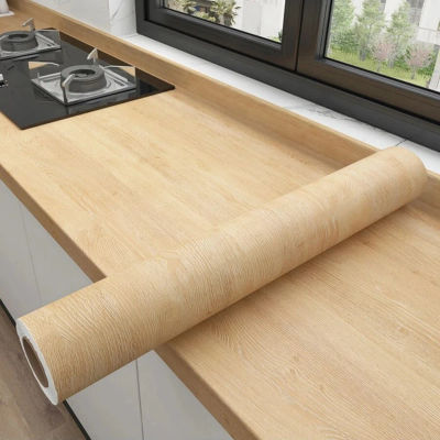 Papel tapiz de PVC de grano de madera, pegatinas autoadhesivas de 2/3/5M, película impermeable para decoración del hogar, puerta, armario, mesa, muebles