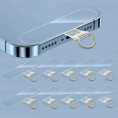 10/5/1 Uds. Junta de tarjeta de cordón antipérdida Universal de Tpu para teléfono móvil, cordón colgante de nailon desmontable para teléfono, correa, parche, almohadilla de sujeción