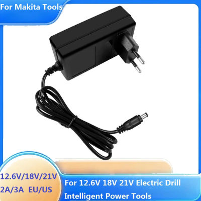 Cargador de batería de litio de 21V y 12,6 V, 2A, 3A, para taladro eléctrico de 18V, adaptador de herramienta eléctrica inteligente, transformador para batería Makita