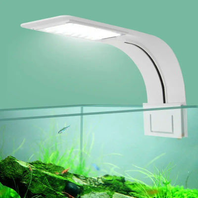 Luz LED ultrafina para acuario, iluminación para plantas acuáticas de 5W/10W/15W, lámpara con Clip impermeable para plantas de pecera, luz de cultivo