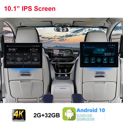 Monitor para reposacabezas de coche de 10,1 pulgadas, tableta PC Andriod 10 GPS Logge 4K WIFI, reproductor de vídeo, Monitor 2G + 32GB ROM Dash Andriod para coche