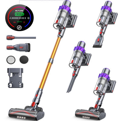 BUTURE VC80 aspiradora sin cable de mano con potencia de succión, 500W, 48Kpa, para electrodomésticos, taza de polvo de 1,5 l, batería extraíble