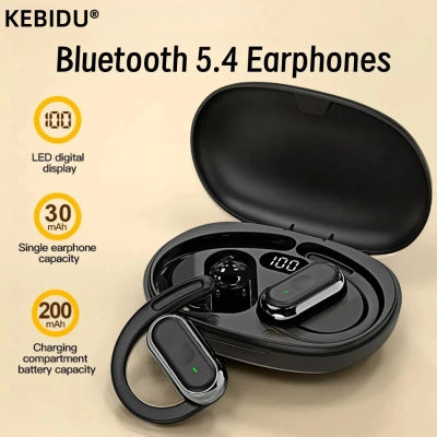 Auriculares Bluetooth 5,4 IPX7 impermeables 20 horas auriculares inalámbricos con micrófono con cancelación de ruido ENC graves profundos para deportes entrenamiento gimnasio