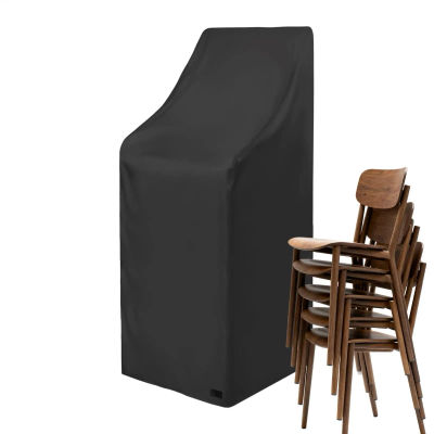 Funda para silla de jardín, resistente, impermeable, ajustable, protección para muebles exteriores, cubierta, cubierta para silla de porche, balcón y césped