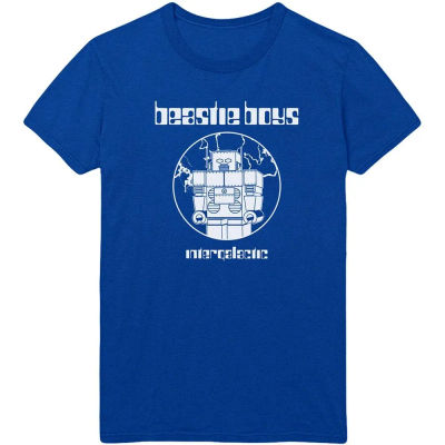 Camiseta con gráfico de robot intergaláctico de Beastie Boys, camiseta con estampado de hip hop de la vieja escuela 100% algodón, ropa de calle retro unisex de ciencia ficción