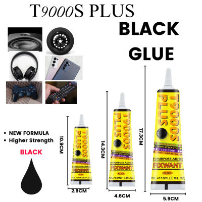 T900S actualización T9000S PLUS negro adhesivo de contacto de baja corrosión acrílico amigable marco de teléfono funda altavoz pegamento de reparación 15/50/110ML