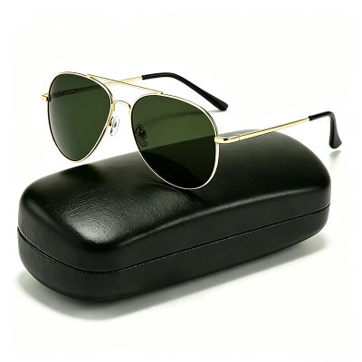 Gafas de Sol de Piloto de Moda para Hombre y Mujer, Gafas Clásicas con Espejo Degradado Verde, Protección UV400, Gafas de Sol Masculinas, Gafas de Protección 2026