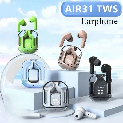 Auriculares inalámbricos Bluetooth T2 originales, auriculares HIFI transparentes con pantalla Digital LED, auriculares con sonido estéreo para Xiaomi