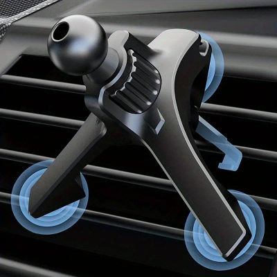 Clips de soporte para teléfono de coche, cabezal de bola de 17mm, Clip de salida de aire para coche, abrazadera de gancho para salida de aire de coche, soporte magnético para teléfono móvil