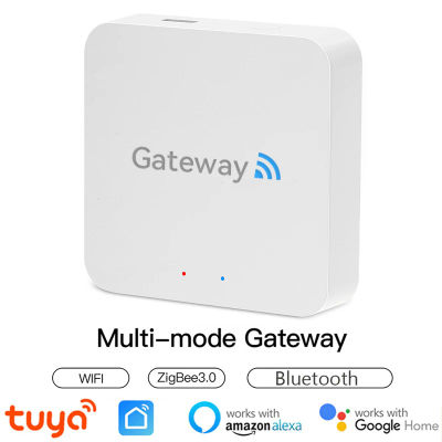 Tuya ZigBee-Hub de enlace multimodo, puente WiFi en casa inteligente, malla Bluetooth, Control remoto Smart Life, funciona con Alexa, Google Alice