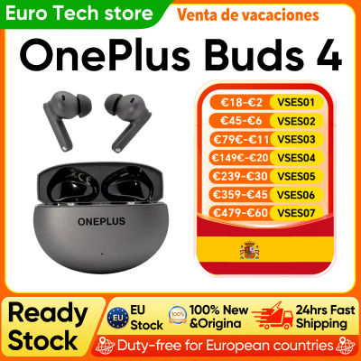 Original OnePlus Buds 4 versión Global reducción activa de ruido inalámbrico Bluetooth 5,4 Endphone dentro de la oreja calidad insignia impermeable