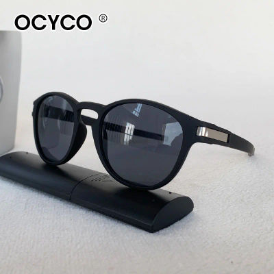 OCYCO ﻿ Gafas de sol redondas para deportes al aire libre, gafas de protección para conducir para hombres y mujeres, gafas de sol de moda Retro