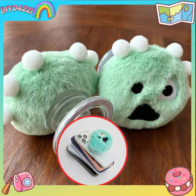 Soporte Magnético para Teléfono con Diseño de Dibujos Animados Cortisball, Soporte Redondo y Esponjoso para Teléfono, Accesorio Decorativo para Smartphone