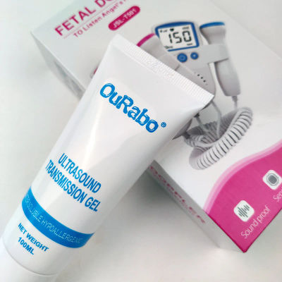JUSTLANG-Gel de transmisión de ultrasonido, 100ml, para Monitor de bebé portátil Fetal Doppler, depiladora sin radiación, depilación IPL