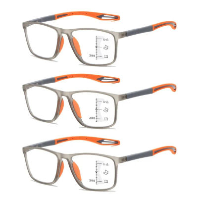 Gafas de lectura deportivas con montura de oficina, simples, progresivas, multifocales, antiluz azul, gafas ultraligeras, gafas para presbicia