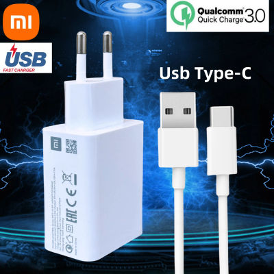 Cargador Original Xiaomi Redmi 13C QC 3,0 carga rápida adaptador Usb UE genuino para Poco C65 C40 M3 Redmi Note 8 Pro 9s 9 13R 5G