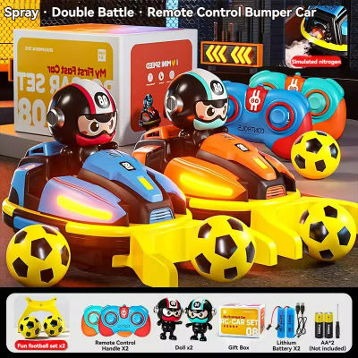 Coche de Choque RC para Niños Pequeños, Juguete de Karting Robot con Catapulta, Música y Luces, Juego de Batalla RC para Niños y Batallas Familiares