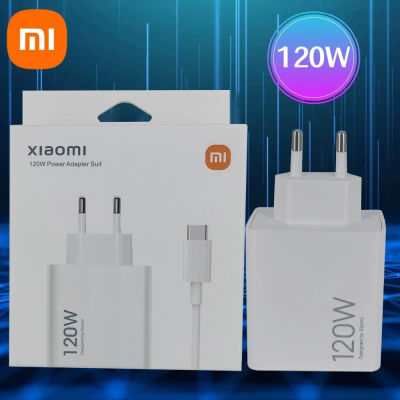 Cargador Original de 120W con Carga Turbo Rápida, Adaptador Hypercharge EU/US para Xiaomi Redmi Note 11 12 13 Pro Plus 5G Mi 14 13 13T, Cable