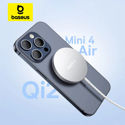 Baseus Qi2 15W cargador inalámbrico magnético Mini cargador de teléfono de carga rápida para iPhone 16 15 14 13 Pro Max