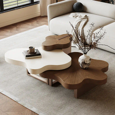 Mesa De centro nórdica Vintage, mesa De centro artística clásica moderna y elegante, muebles estéticos adornados para el hogar