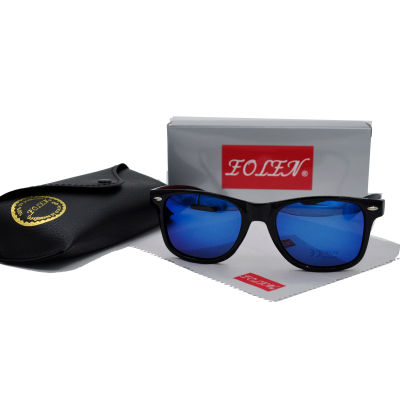 Gafas de sol clásicas europeas y americanas 2140 gafas de sol polarizadas de moda, gafas de sol retro clásicas con montura negra para hombres UV400