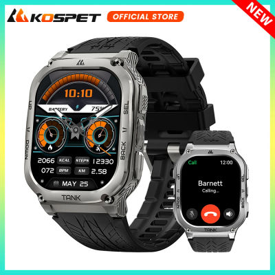 2025 Original KOSPET TANK M3 reloj inteligente hombres Smartwatch para mujeres 480mAh Digital Fitness AMOLED AOD Bluetooth relojes impermeables