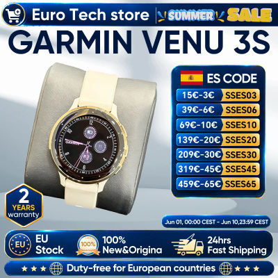 Garmin Venu 3s smartwatch Fitness Pantalla táctil AMOLED de 1,2 pulgadas 30+ Deportes corriendo Música GPS