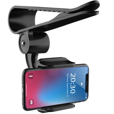 Soporte Universal para teléfono con visera para coche, soporte para teléfono con rotación de 360 grados, accesorios ajustables para coche