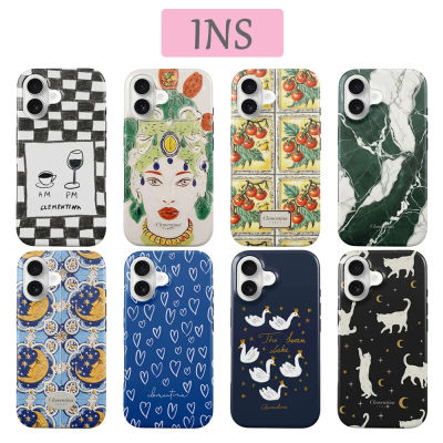 Luxury Clementinas Limone Phone Case for iPhone 17 16 15 14 13 12 11 Air Pro Max X XS XR XSMax 8 Plus Glossy Film Hard PC Cover