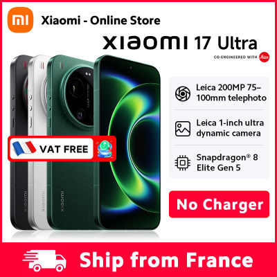 Nuevo Teléfono Inteligente Xiaomi 17 Ultra Versión Global 16GB RAM Cámara Leica de 50MP Pantalla OLED de 6.9" 6000mAh 90W Snapdragon ® CPU 8 Elite Gen 5