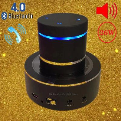 Adin 26w portátil Metal resonancia de vibración Bluetooth altavoz táctil Mini bajo inalámbrico música Subwoofer micrófono música altavoces teléfono