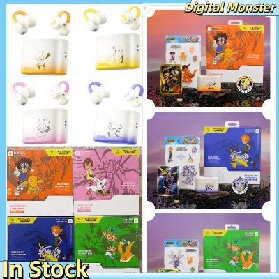 Auriculares Bluetooth Deportivos con Clip para Oreja, Diseño Digital Monster, Agumon, Gabumon, Hikari, TAILMON, Anime, Regalo Oficial, Nuevo 2026