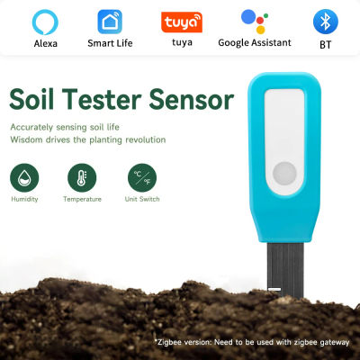 Tuya-probador de suelo inteligente con Bluetooth, Detector de humedad del suelo, medidor de temperatura y humedad de jardín, monitoreo en tiempo Real de vida inteligente