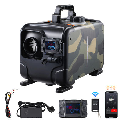 SucceBuy calentador de coche de 8KW 12V/24V calentador de aire diésel todo en uno Bluetooth/pantalla/alarma CO calentador diésel Horizontal para vehículo RV