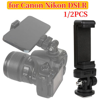 Soporte para teléfono 360 ° Cámara de rotación zapata soporte para teléfono Monitor adaptador de trípode Flexible para cámara Canon Nikon Sony DSLR