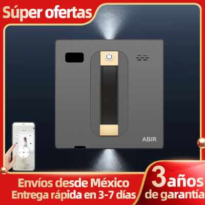 (Código de cupón:HOT888)Robot Limpiador de Ventanas ABIR WD8, Doble Rociado de Agua, Memoria Inteligente, Alta Succión al Vacío, Sensor Láser, Robot de Limpieza de Cristales de Pared en el Hogar,