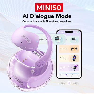 Traductor MINISO X15Pro 5,4 auriculares Bluetooth auriculares de traducción auriculares inalámbricos viajes de oficina, aplicación de auriculares ASMR